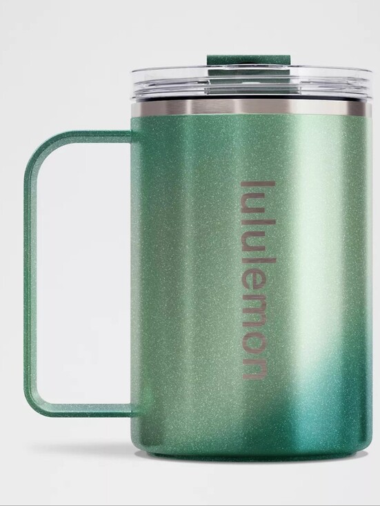 lululemon athletica Other - Lululemon 12oz Ombre Matcha Magic Kale Krush & Rainforest Green Travel Mug